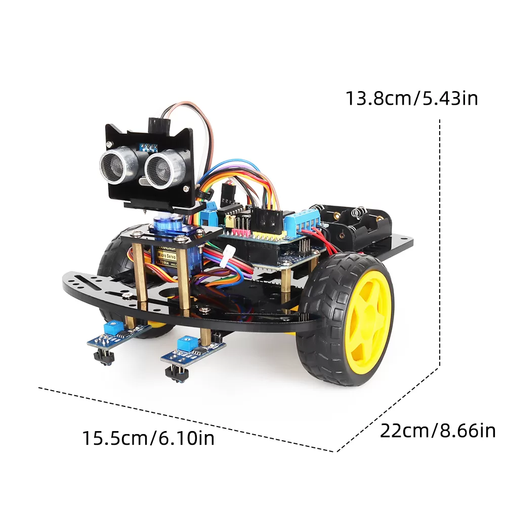 2WD Smart Programmable Robot Car Kit For Arduino Uno