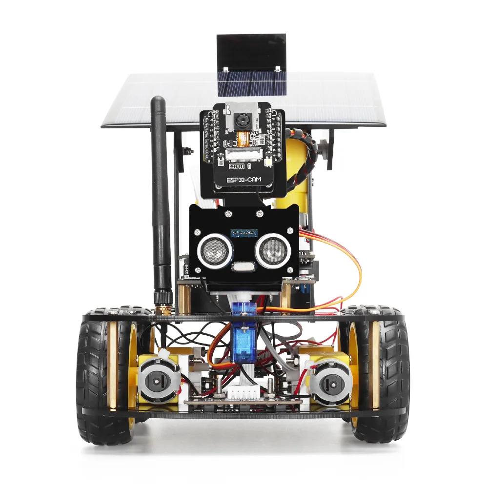 ESP32 CAM Solar Charging Smart Car Kit