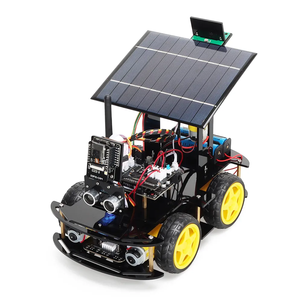 ESP32 CAM Solar Charging Smart Car Kit