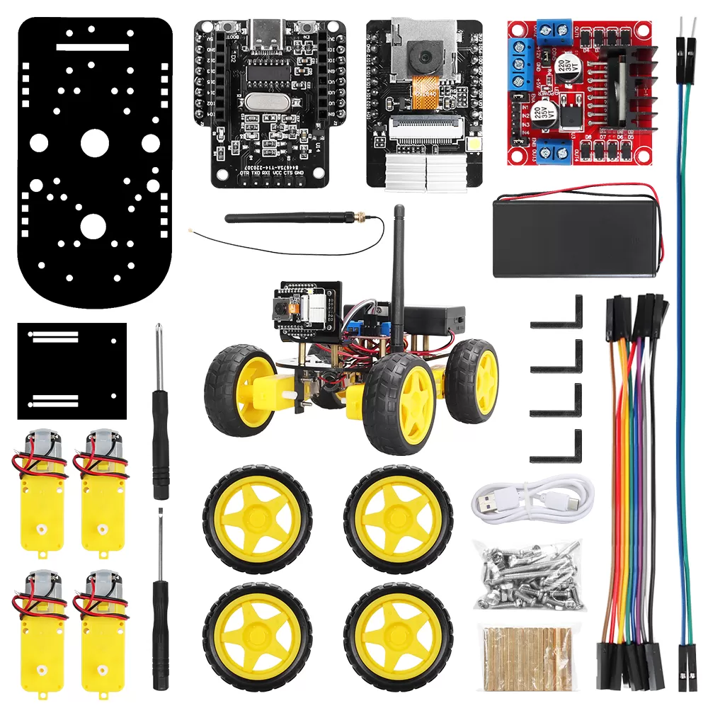 ESP32 Camera Robot Car Kit For Arduino Starter