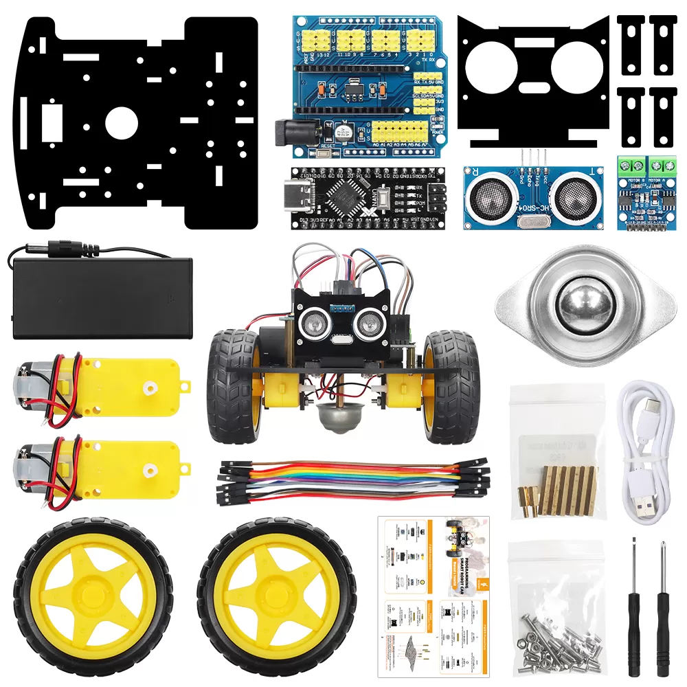 2WD Arduino Nano Smart Robot Car Kit