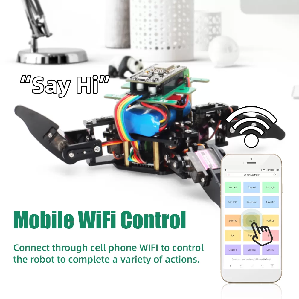 Arduino Spider wifi Rootic Kit with APP