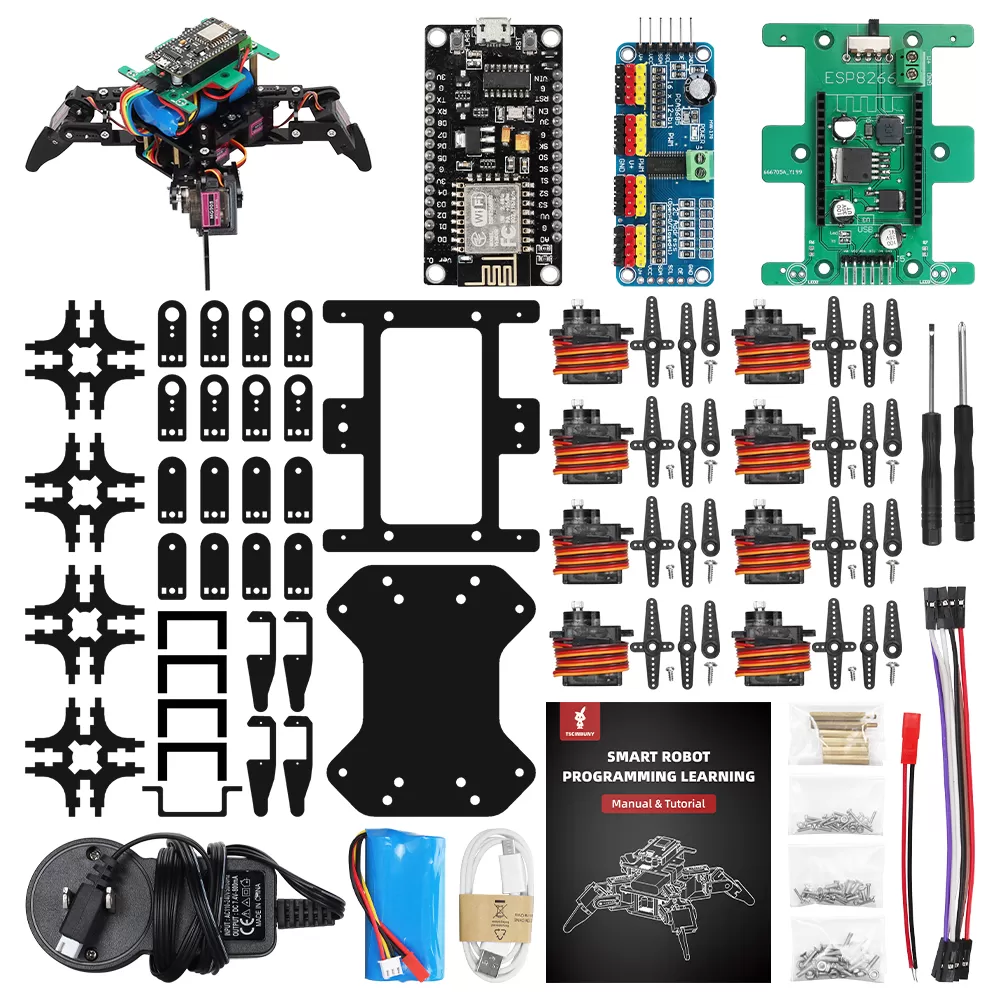 Arduino Spider wifi Rootic Kit with APP