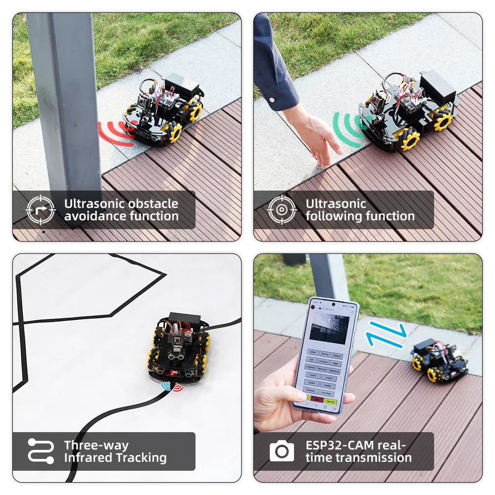 ESP32 Camera Robot for Arduino Uno Starter Kit