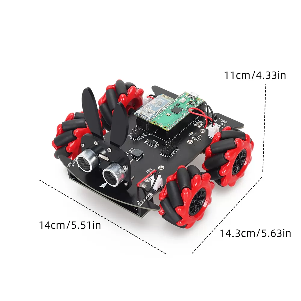 Raspberry Pi Pico Robot Car Kit with APP