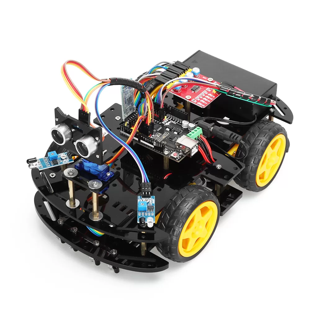 Smart Robot Car Kit For Arduino Uno R3 with App and Codes