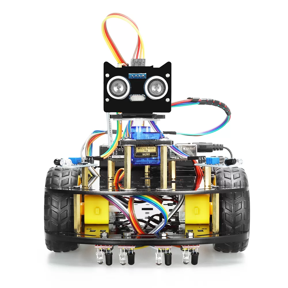 Smart Robot Car Kit For Arduino Uno R3 with App and Codes