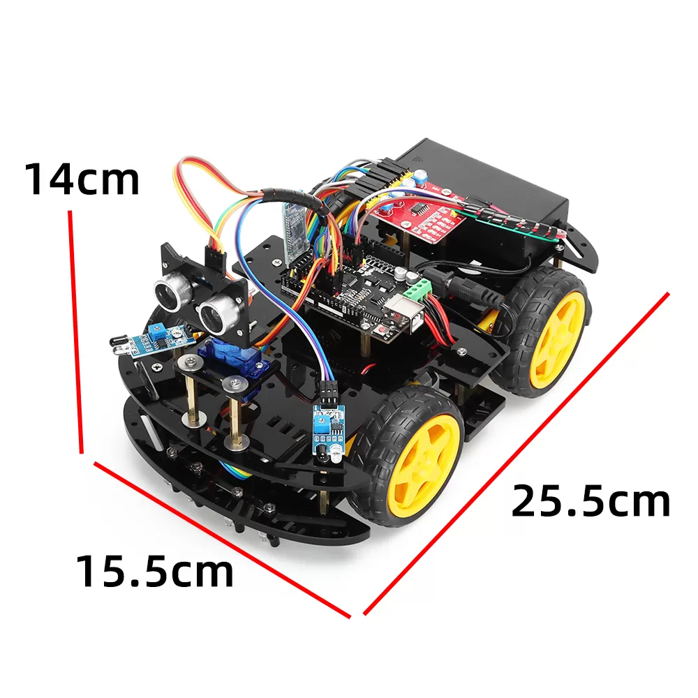 Smart Robot Car Kit For Arduino Uno R3 with App and Codes