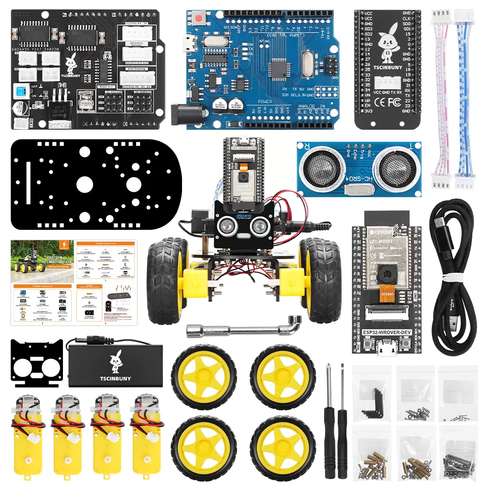 ESP32 Camera Robot for Arduino Uno Starter Kit