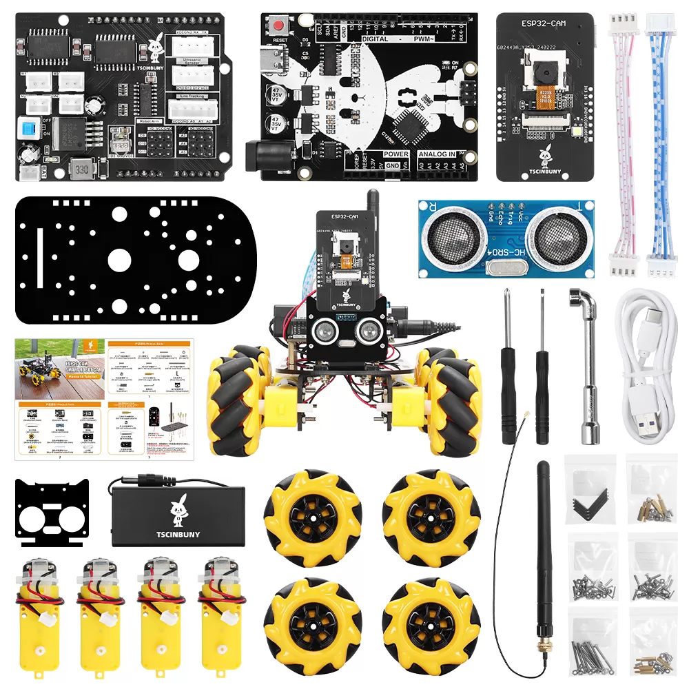 ESP32 Wifi Camera Robot Kit for Arduino Uno